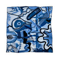 April 2024, Blue Silk Scarf
